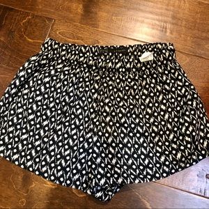 Zara Print Drawstring Shorts